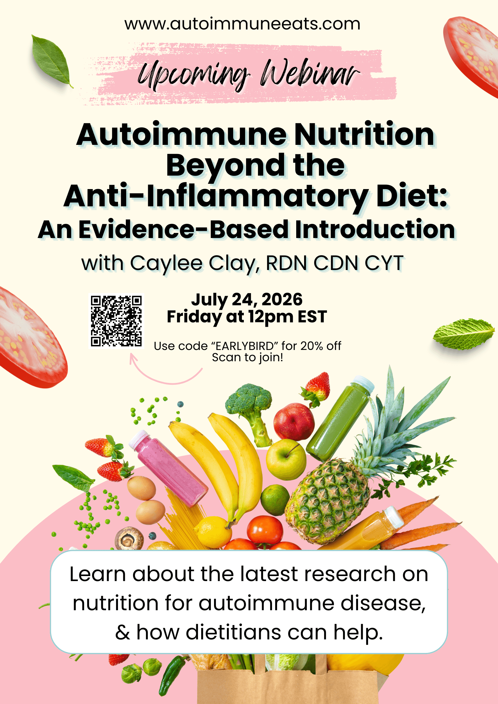 flyer about the webinar with date, time, etc. - all info on the flyer is also on the webpage